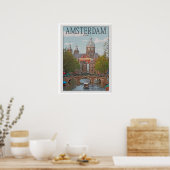 Amsterdam - Sint Nicolaaskerk Poster (Küche)