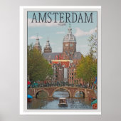 Amsterdam - Sint Nicolaaskerk Poster (Vorne)