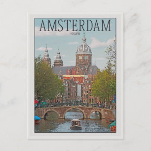 Amsterdam - Sint Nicolaaskerk Postkarte