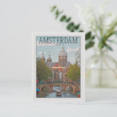 Amsterdam - Sint Nicolaaskerk Postkarte (Stehend Vorderseite)