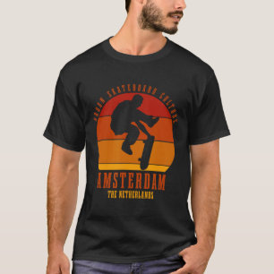 Amsterdam Skateboarder Urne Skateboarding 4 T-Shirt