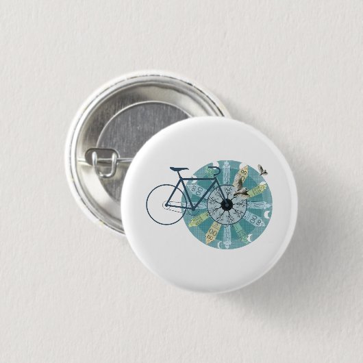 Amsterdam skyline button (Vorne & Hinten)