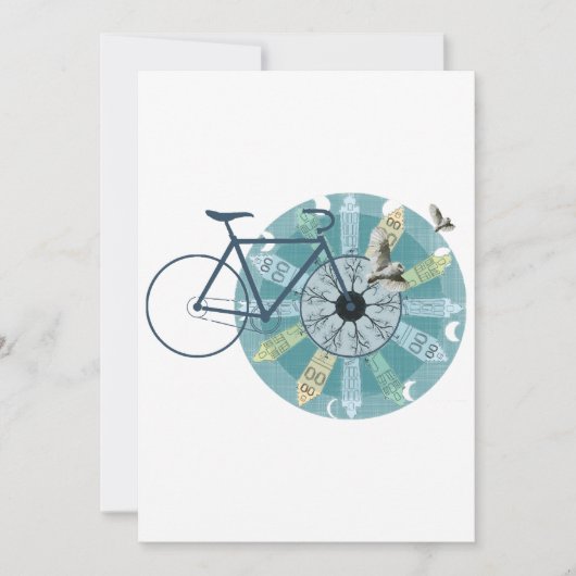 Amsterdam skyline einladung (Vorderseite)