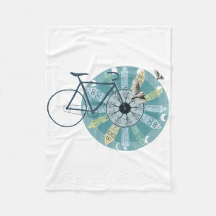 Amsterdam skyline fleecedecke