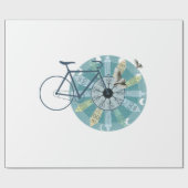 Amsterdam skyline geschenkpapier (Flach)