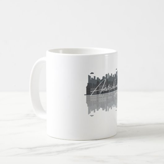 Amsterdam Skyline Kaffeetasse (Vorderseite Links)