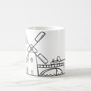 Amsterdam-Skyline Kaffeetasse