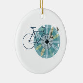 Amsterdam skyline keramik ornament (Rechts)