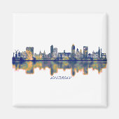 Amsterdam Skyline Magnet (Vorne)