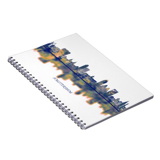 Amsterdam Skyline Notizblock (Rechte Seite)