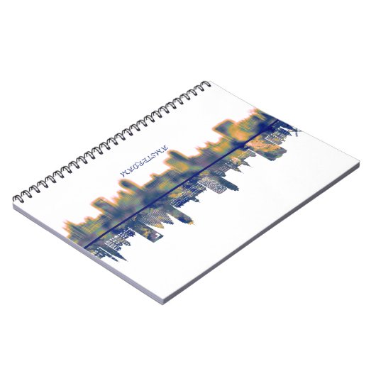 Amsterdam Skyline Notizblock (Linke Seite)