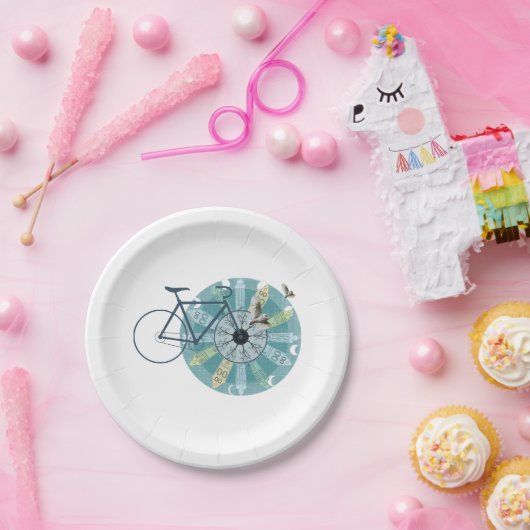 Amsterdam skyline pappteller (Party)