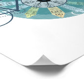 Amsterdam skyline poster (Ecke)