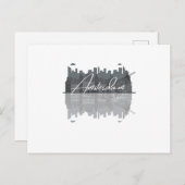 Amsterdam Skyline Postkarte (Vorne/Hinten)