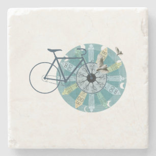 Amsterdam skyline steinuntersetzer