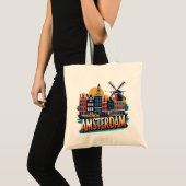 Amsterdam Skyline Tragetasche (Vorderseite (Produkt))