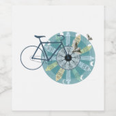 Amsterdam skyline weinetikett (Einzelnes Label)