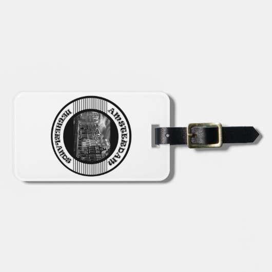 amsterdam smoke and fly gepäckanhänger (Vorderseite horizontal)