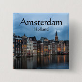 Amsterdam Souvenir Button (Vorderseite)