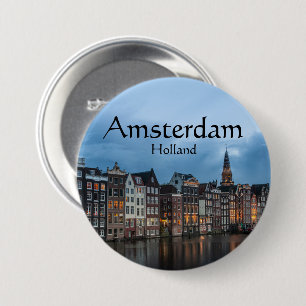 Amsterdam Souvenir Button