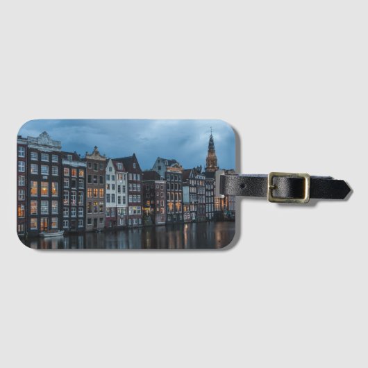 Amsterdam Souvenir Gepäckanhänger (Vorderseite (Horizontal))