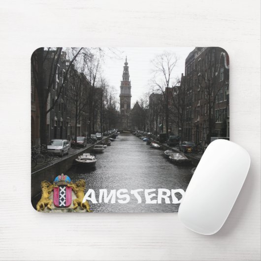 Amsterdam-Stadt-Ansicht Zuiderkerk Mousepad (Mit Mouse)