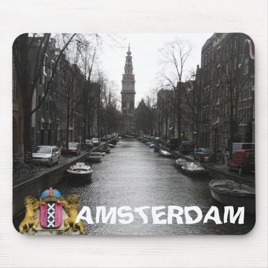 Amsterdam-Stadt-Ansicht Zuiderkerk Mousepad (Vorne)