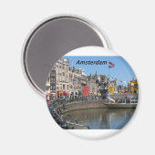 Amsterdam - Stadt-[kan.k]. Magnet (Vorderseite/Rückseite)