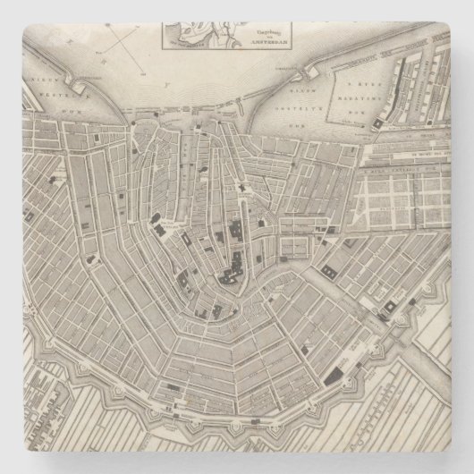 Amsterdam Steinuntersetzer (Vorderseite)