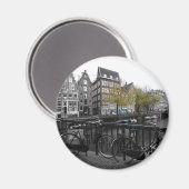 Amsterdam Street Magnet (Vorderseite/Rückseite)