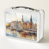 Amsterdam, Stretched Print Metall Brotdose (Rückseite)