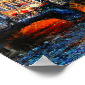 Amsterdam Sunset at Aluminiumbru Poster (Ecke)