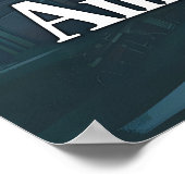 Amsterdam Sunset Serenity Poster (Ecke)