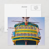 Amsterdam Tall Ship Postcard Postkarte (Vorne/Hinten)