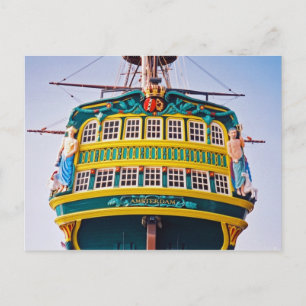 Amsterdam Tall Ship Postcard Postkarte