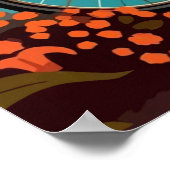 Amsterdam, The Netherlands Poster (Ecke)