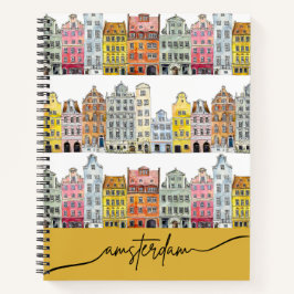 Amsterdam Tiny Houses Reisende Notebook Holland Notizblock