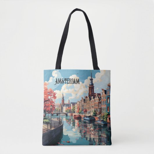 Amsterdam Tote Bag Tasche (Vorderseite)