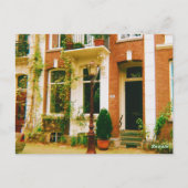 Amsterdam Townhouse Postkarte (Rückseite)