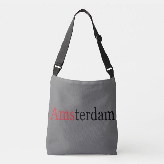 Amsterdam Tragetaschen Mit Langen Trägern (Vorderseite)