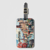 Amsterdam Travel Luggage Tag Gepäckanhänger (Vorderseite Vertikal)