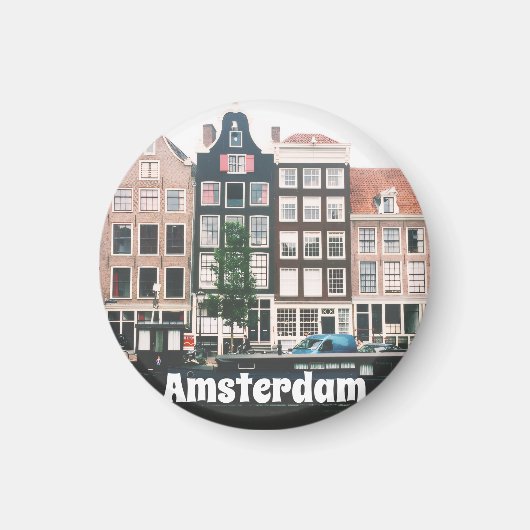 Amsterdam Travel Souvenir Magnet (Vorne)