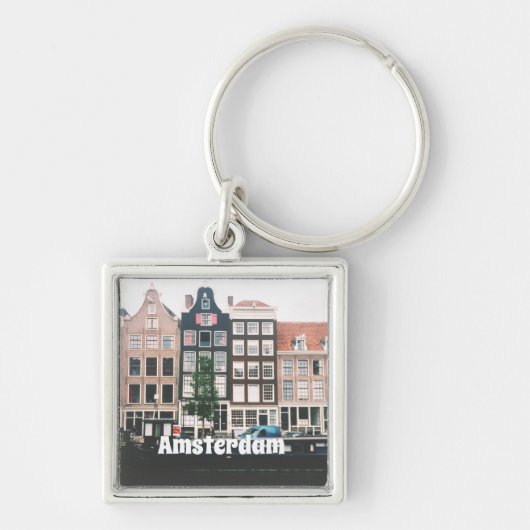 Amsterdam Travel Souvenir Schlüsselanhänger (Vorne)