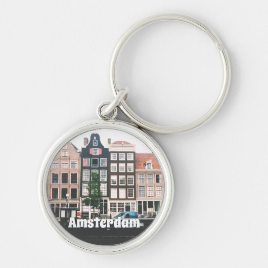 Amsterdam Travel Souvenir Schlüsselanhänger (Vorne)