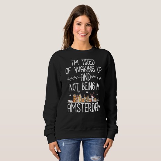 Amsterdam Traveller Sweatshirt (Vorne ganz)