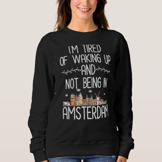 Amsterdam Traveller Sweatshirt (Vorderseite)