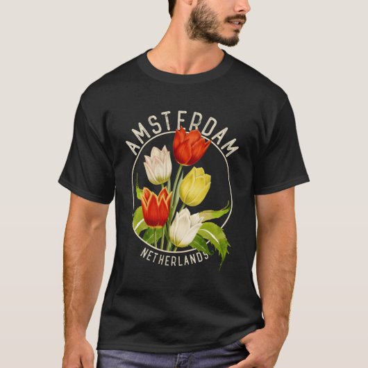 Amsterdam Tulip Festival The Netherlands Bulb T-Shirt (Vorderseite)