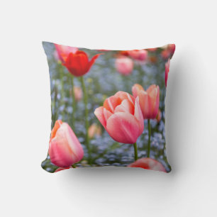 Amsterdam Tulips Floral Throw Kissen Wohngestaltun
