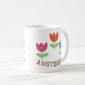 Amsterdam Tulips Kaffeetasse (VorderseiteRechts)