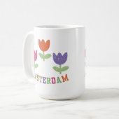 Amsterdam Tulips Kaffeetasse (Vorderseite Links)